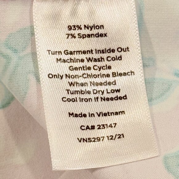 Talbots Effortless Womens Sz L Purple Floral Performance Stretch Dress Golf - Picture 9 of 9